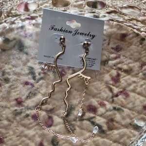 Gold Fashion Jewelry Earrings